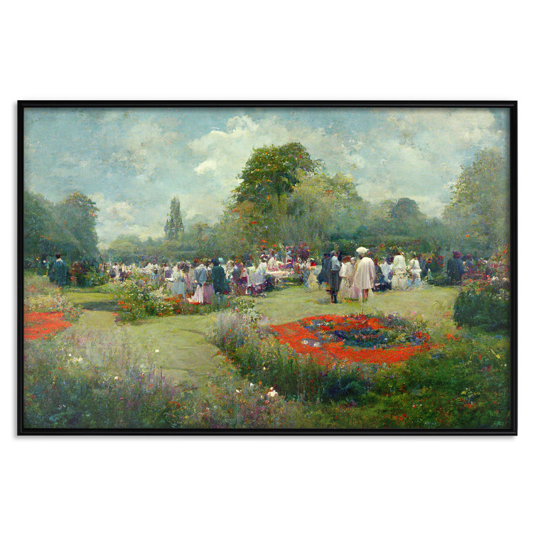 Poster Garden Party - Ai-Generated Landscape in Monet’s Style 151126 additionalImage 14