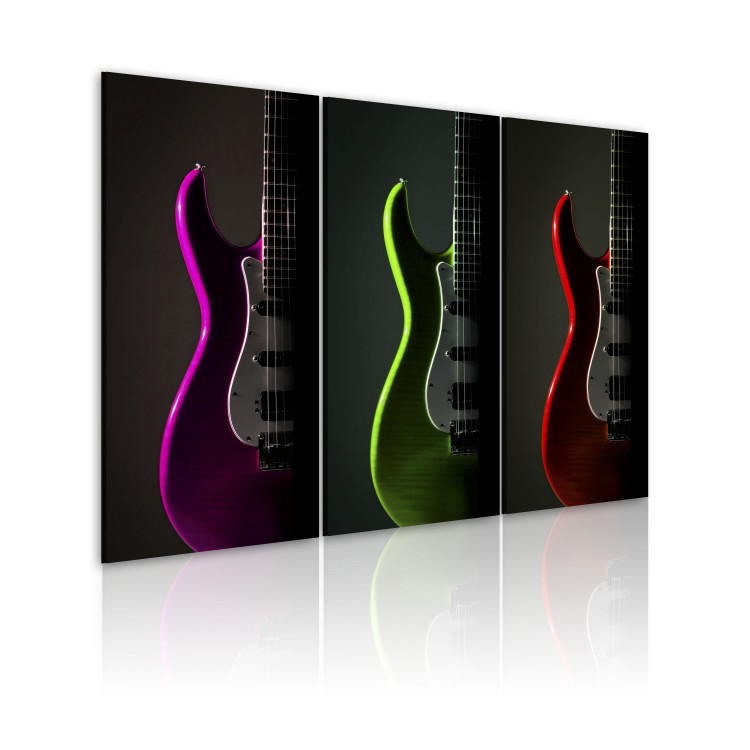 Canvas Art Print Electric guitars 55526 additionalImage 2