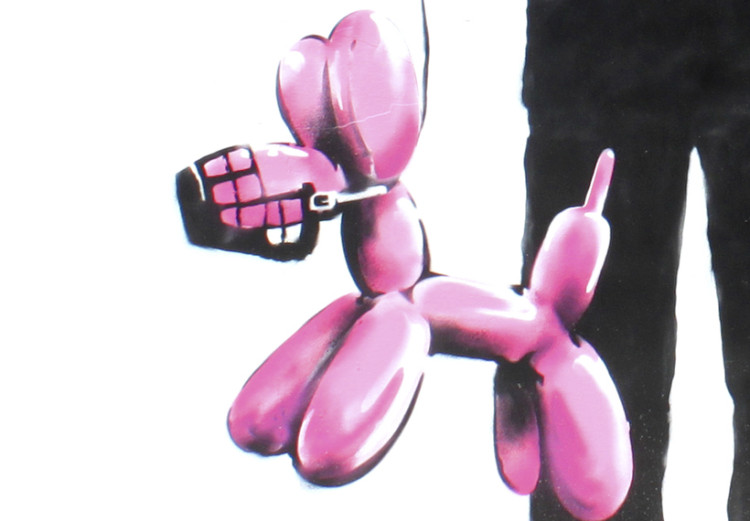 Canvas Police guard and pink balloon dog (Banksy) 58926 additionalImage 5