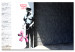 Canvas Police guard and pink balloon dog (Banksy) 58926
