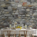 Photo Wallpaper Stone road - background in grey with irregularly textured stones 93026 additionalThumb 6