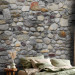 Photo Wallpaper Stone road - background in grey with irregularly textured stones 93026 additionalThumb 2