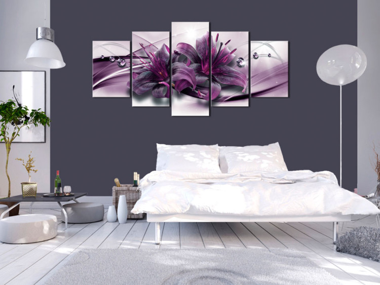 Canvas Print Violet Lily 93726 additionalImage 3