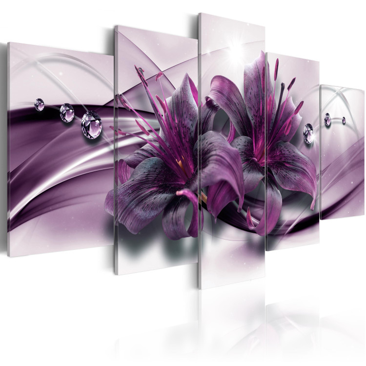 Canvas Print Violet Lily 93726 additionalImage 2