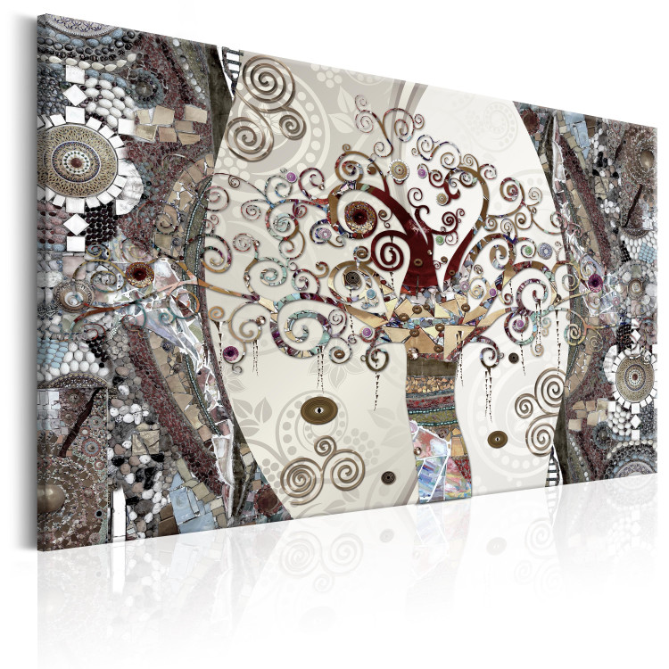 Canvas Print Colorful Mosaic Art (1-part) - Gustav Klimt's Abstraction 96026 additionalImage 2