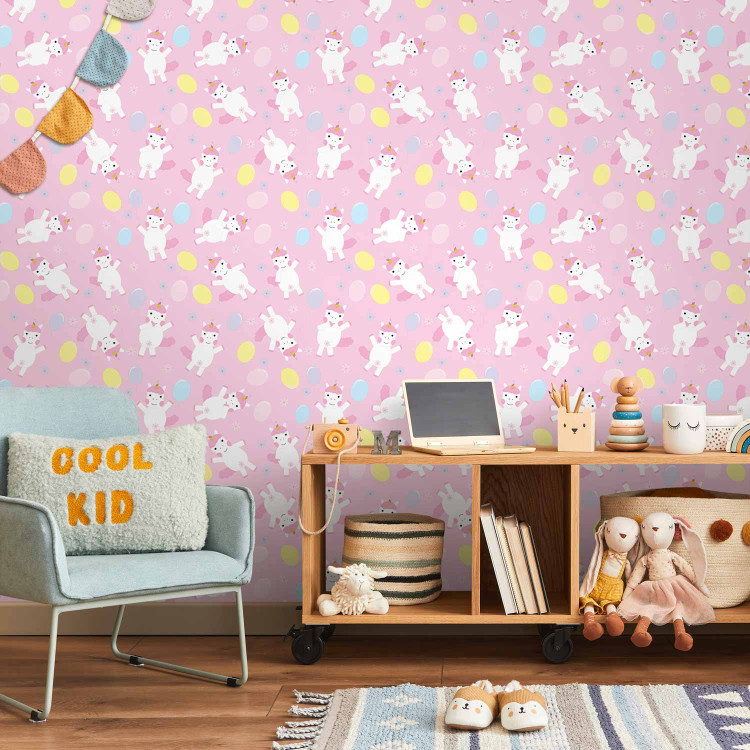 Modern Wallpaper Unicorns with Balloons 108336