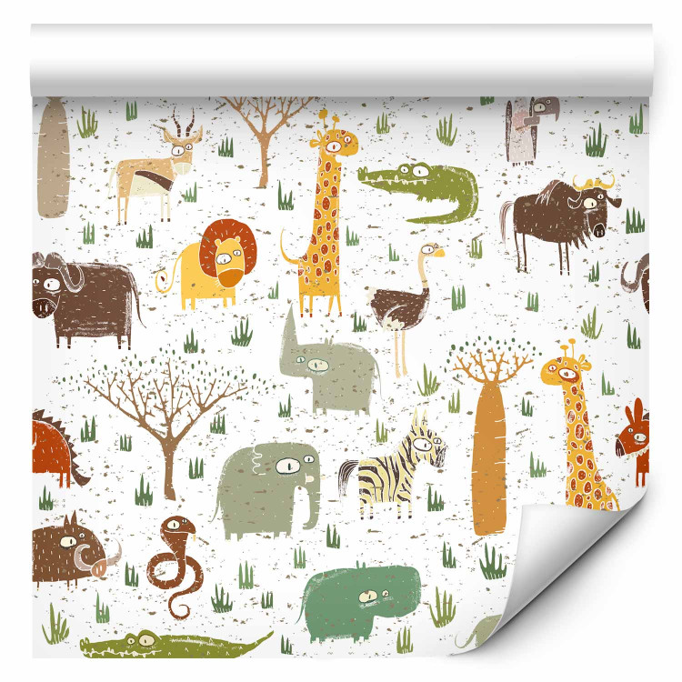 Modern Wallpaper Colourful Zoo 108436 additionalImage 6