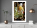 Poster Golden Parrot - butterfly and parrot on a branch against a background of tropical leaves 116436 additionalThumb 2
