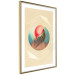 Wall Poster Colorful Shell - colorful snail shell on a geometric beige background 116636 additionalThumb 8