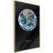 Wall Poster Earth - text and blue-green planet against a black space backdrop 116736 additionalThumb 12