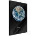 Wall Poster Earth - text and blue-green planet against a black space backdrop 116736 additionalThumb 10