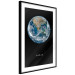 Wall Poster Earth - text and blue-green planet against a black space backdrop 116736 additionalThumb 11