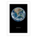 Wall Poster Earth - text and blue-green planet against a black space backdrop 116736 additionalThumb 19