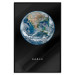 Wall Poster Earth - text and blue-green planet against a black space backdrop 116736 additionalThumb 18