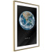 Wall Poster Earth - text and blue-green planet against a black space backdrop 116736 additionalThumb 6