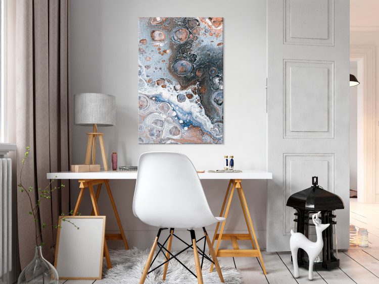 Canvas Blue Sienna Marble (1 Part) Vertical 117736 additionalImage 3