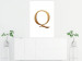 Wall Poster Golden Q - composition with one of the alphabet letters in an elegant rendition 118336 additionalThumb 17