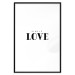 Wall Poster Simple Love - artistic English text on a white background 122936 additionalThumb 15