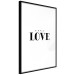 Wall Poster Simple Love - artistic English text on a white background 122936 additionalThumb 10
