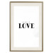 Wall Poster Simple Love - artistic English text on a white background 122936 additionalThumb 19