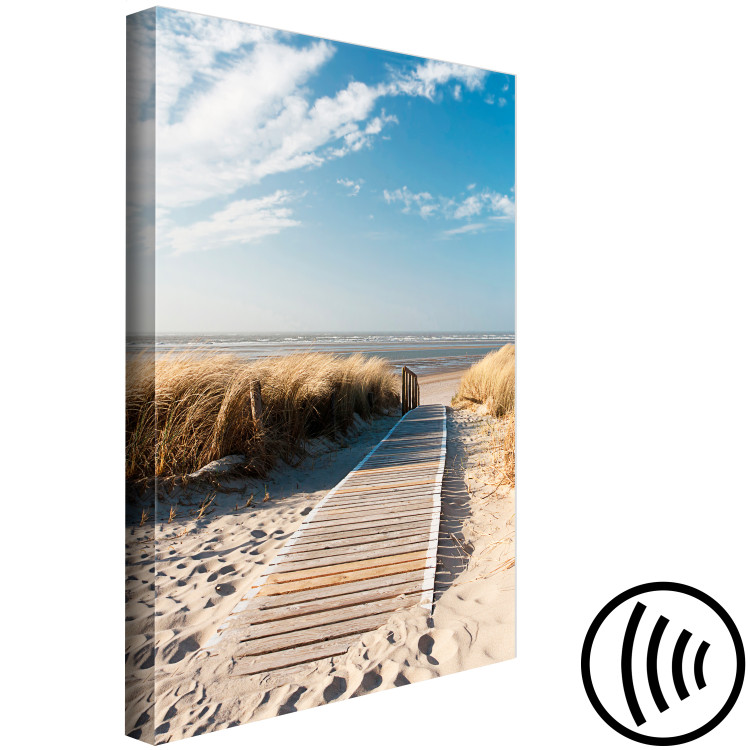 Canvas Print Lonely Beach (1 Part) Vertical 123336 additionalImage 6