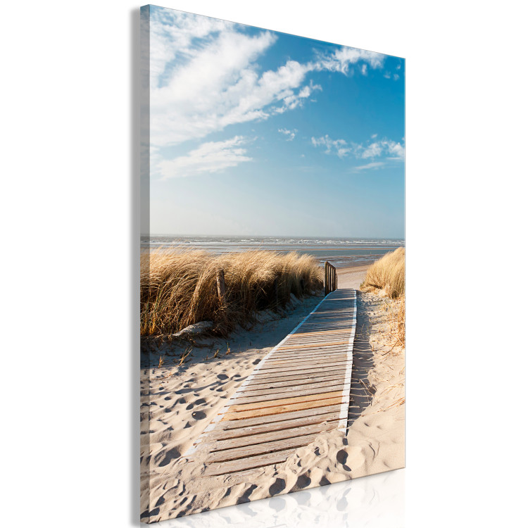 Canvas Print Lonely Beach (1 Part) Vertical 123336 additionalImage 2