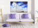 Canvas Print Bird flight - triptych with a sky landscape, birds and rays of the sun 123436 additionalThumb 3