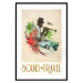 Wall Poster Sound Travel - animals and musician in tropical setting with captions 123636 additionalThumb 15