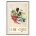 Wall Poster Sound Travel - animals and musician in tropical setting with captions 123636 additionalThumb 20