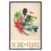 Wall Poster Sound Travel - animals and musician in tropical setting with captions 123636 additionalThumb 25