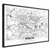 Wall Poster City Map: Kraków - black and white map of Kraków with city name 123836 additionalThumb 10