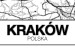 Wall Poster City Map: Kraków - black and white map of Kraków with city name 123836 additionalThumb 8