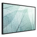 Wall Poster Macro Flora - abstract translucent turquoise leaf 129836 additionalThumb 13