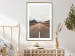 Wall Poster Ahead - landscape of a road amidst yellow and black fields and mountains 130236 additionalThumb 15
