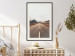 Wall Poster Ahead - landscape of a road amidst yellow and black fields and mountains 130236 additionalThumb 23