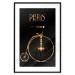 Wall Poster Luxury Ride - golden text and bicycle on a solid black background 130336 additionalThumb 15