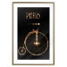 Wall Poster Luxury Ride - golden text and bicycle on a solid black background 130336 additionalThumb 19