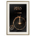 Wall Poster Luxury Ride - golden text and bicycle on a solid black background 130336 additionalThumb 21
