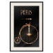 Wall Poster Luxury Ride - golden text and bicycle on a solid black background 130336 additionalThumb 20