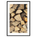 Poster Beauty of Wood - arranged composition of chopped wood into various shapes 131836 additionalThumb 15