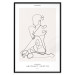 Poster Abstract Sketch - simple lineart with a woman figure and text 137236 additionalThumb 10