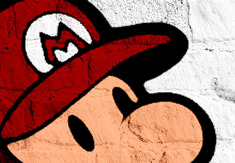 Large canvas print Mario Bros (Banksy) [Large Format] 137536 additionalImage 4