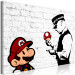 Large canvas print Mario Bros (Banksy) [Large Format] 137536 additionalThumb 3