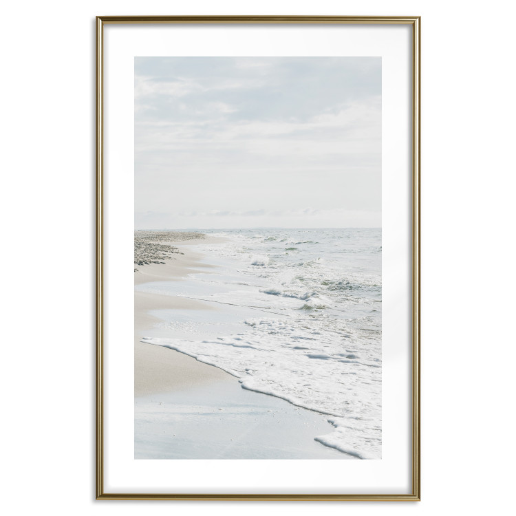Wall Poster Peaceful Shore - romantic landscape of a tranquil beach and sea waves 137836 additionalImage 12