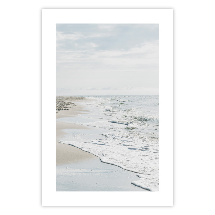 Wall Poster Peaceful Shore - romantic landscape of a tranquil beach and sea waves 137836 additionalImage 9