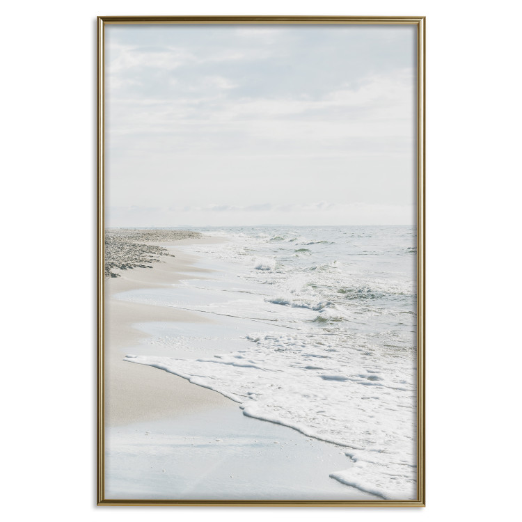 Wall Poster Peaceful Shore - romantic landscape of a tranquil beach and sea waves 137836 additionalImage 11