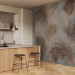 Wall Mural Breeze - bird feather motif on greyish concrete texture 138236 additionalThumb 7