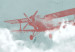 Wall Mural Dream of a little pilot - planes in the sky with clouds and birds for children 143036 additionalThumb 7
