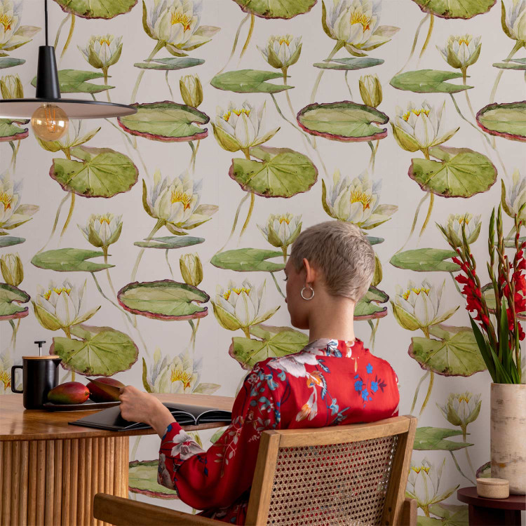 Modern Wallpaper Floating Lilies 143336 additionalImage 8