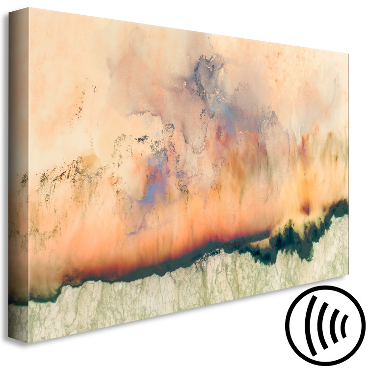 Canvas Desert Abstraction (1-piece) wide - colorful warm composition 145136 additionalImage 6